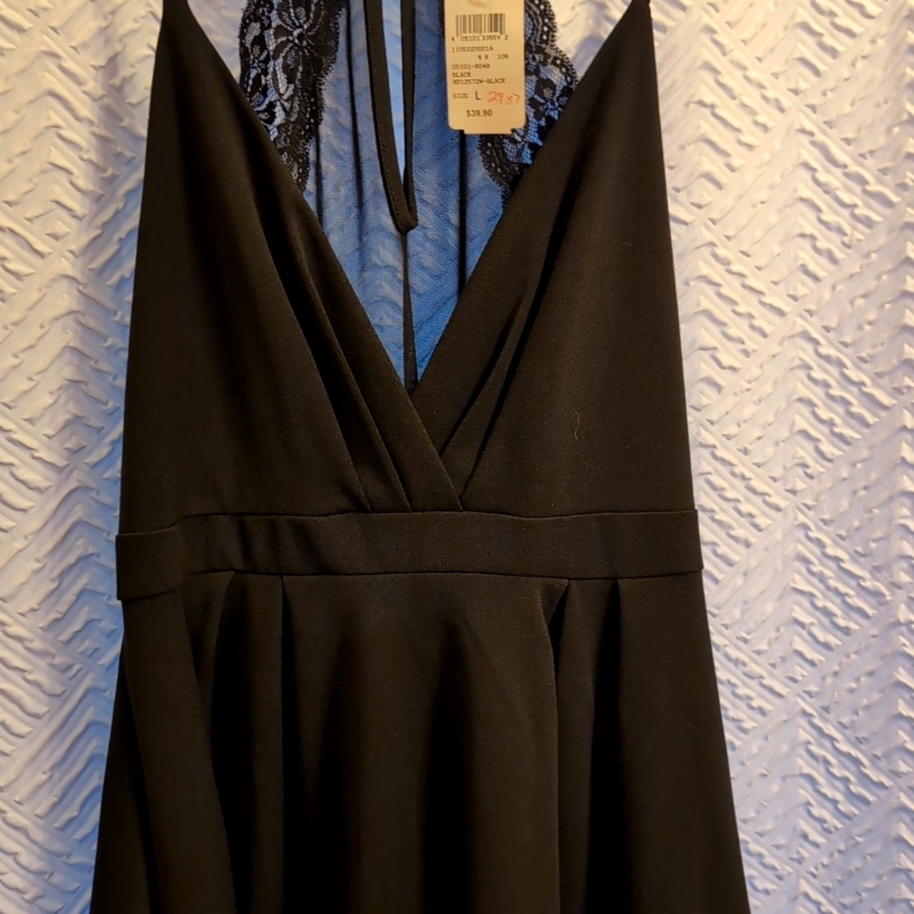 Sexy black dress